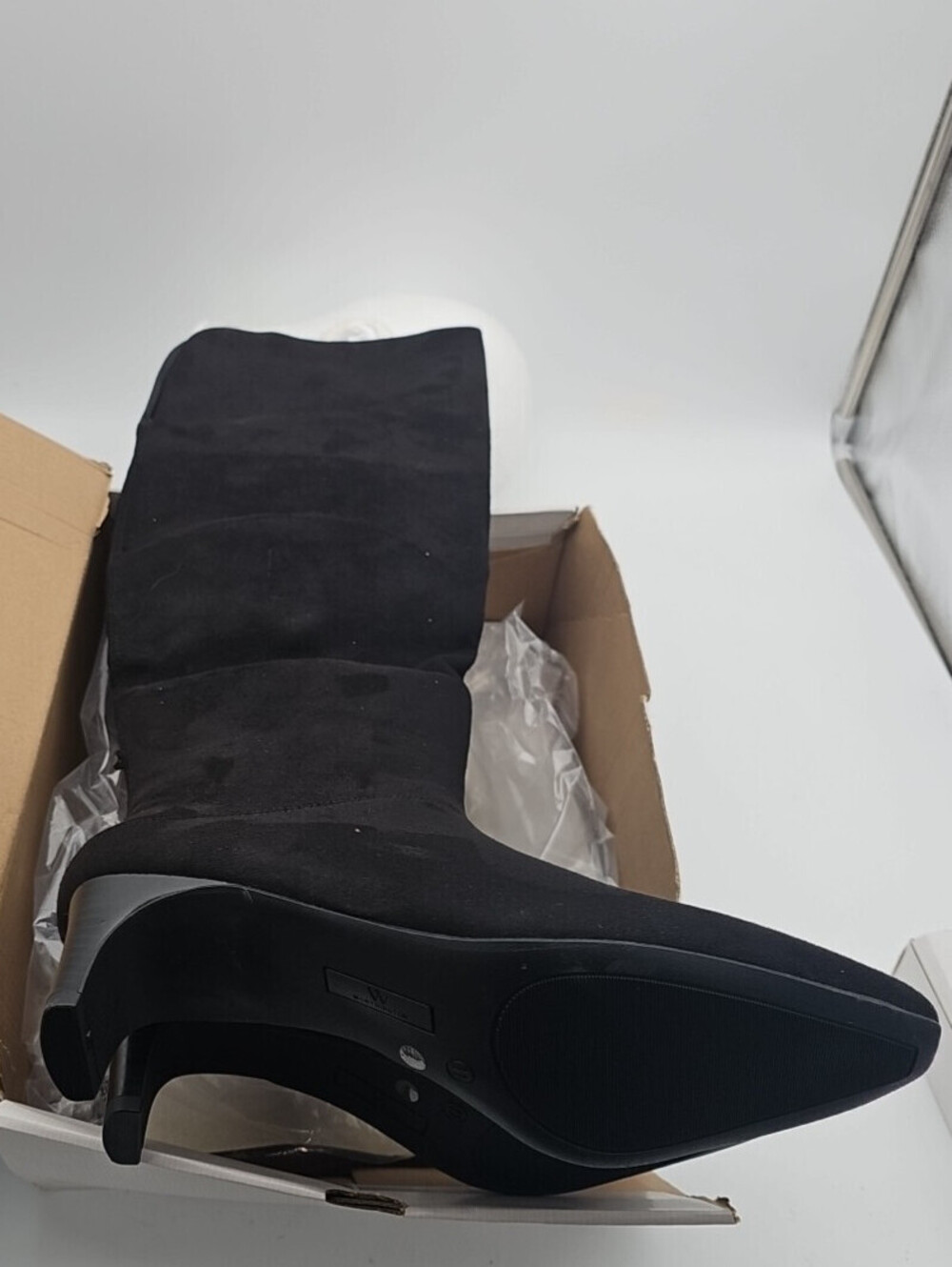 NWT Worthington Women’s 11  Palmetto Over the Knee Boots Black Low Heel